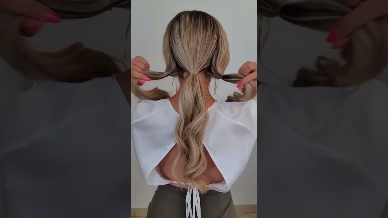 🍸💍COIFFURE PONYTAIL FACILE POUR ALLER A UN MARIAGE