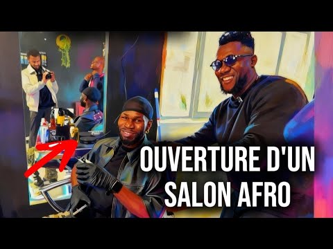 ON OUVRE UN SALON DE COIFFURE À POITIERS (L'INAUGURATION DE LOVE AND BARBER) #barber #afro #coiffure