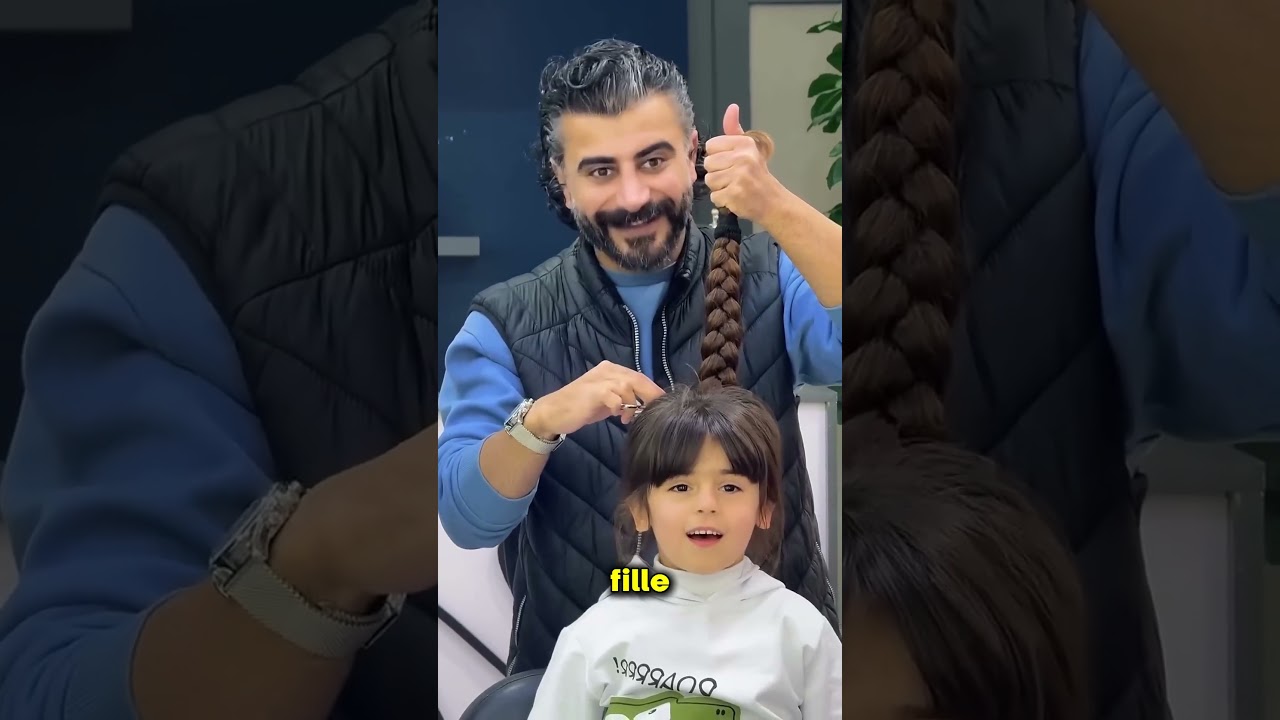 Le coiffeur a coupé tous les cheveux en secret 😲