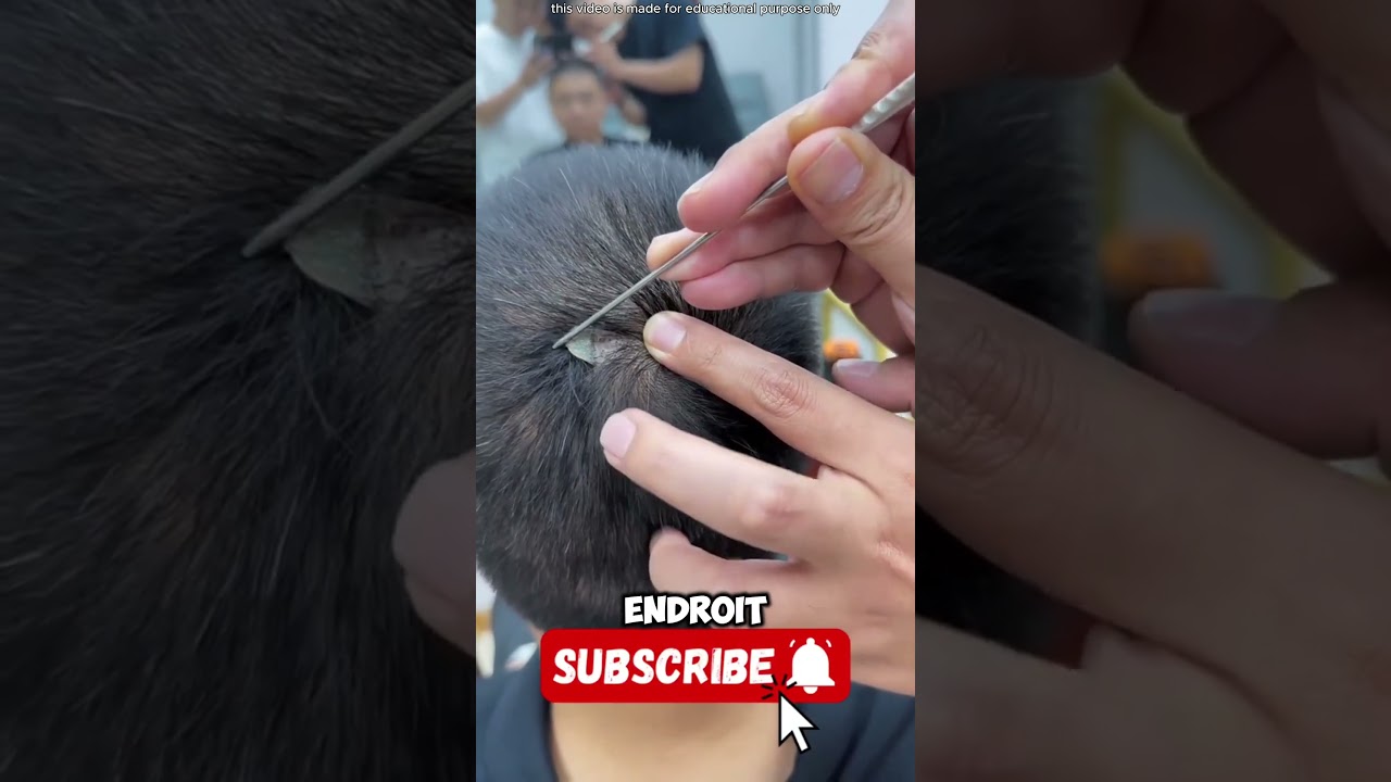 Ce coiffeur a découvert quelque chose d'étrange dans son #short