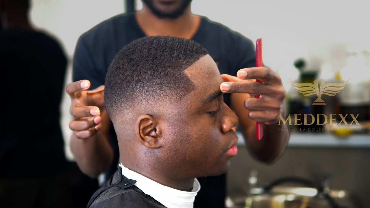 COMMENT FAIRE UN DÉGRADÉ À BLANC SUR CHEVEUX COURTS AVEC 360 WAVES #barber #360waves #meddexx