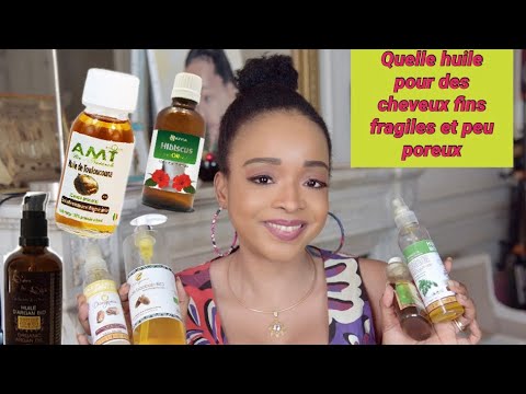 HUILES VÉGÉTALES POUR CHEVEUX FINS ET FRAGILES