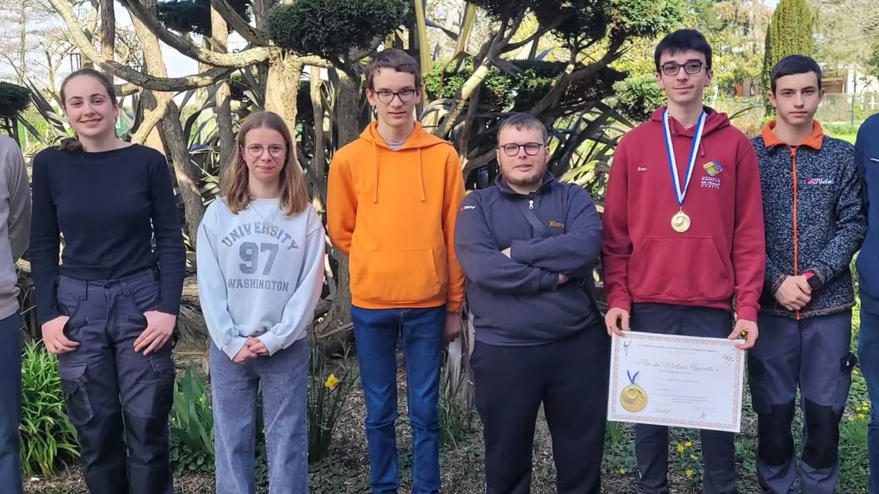 Ils sont médaillés au concours "meilleurs apprentis de France" !