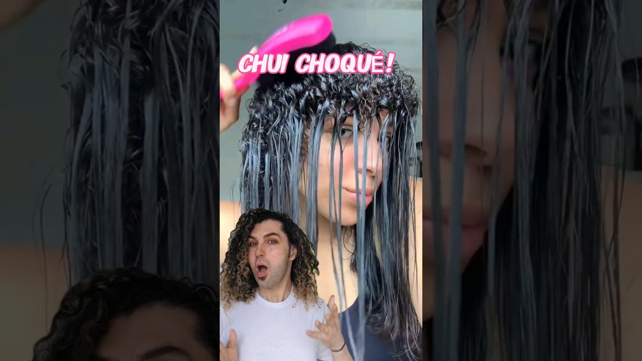 Chui choqué!  Es tu team lissage ou naturel ?