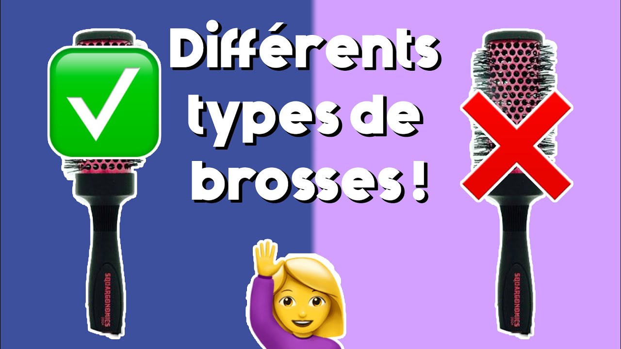Brosse à cheveux: les différents types de brosses