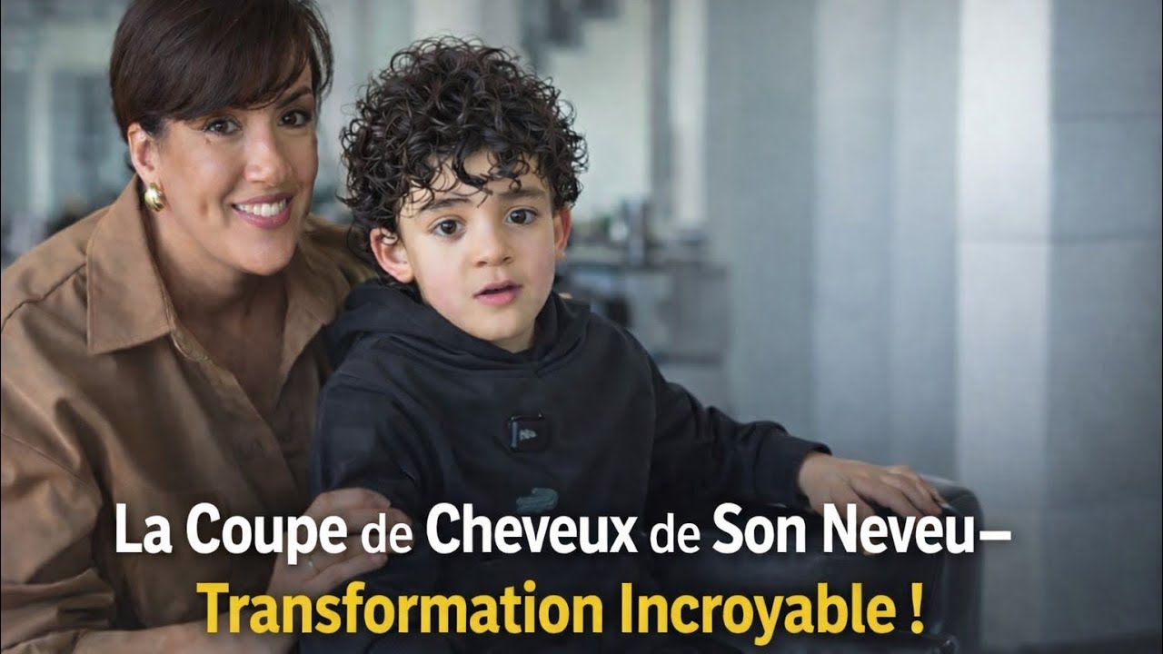 Ça faisait des mois que mon neveu me demandait de lui couper les cheveux. Alors, aujourd'hui...