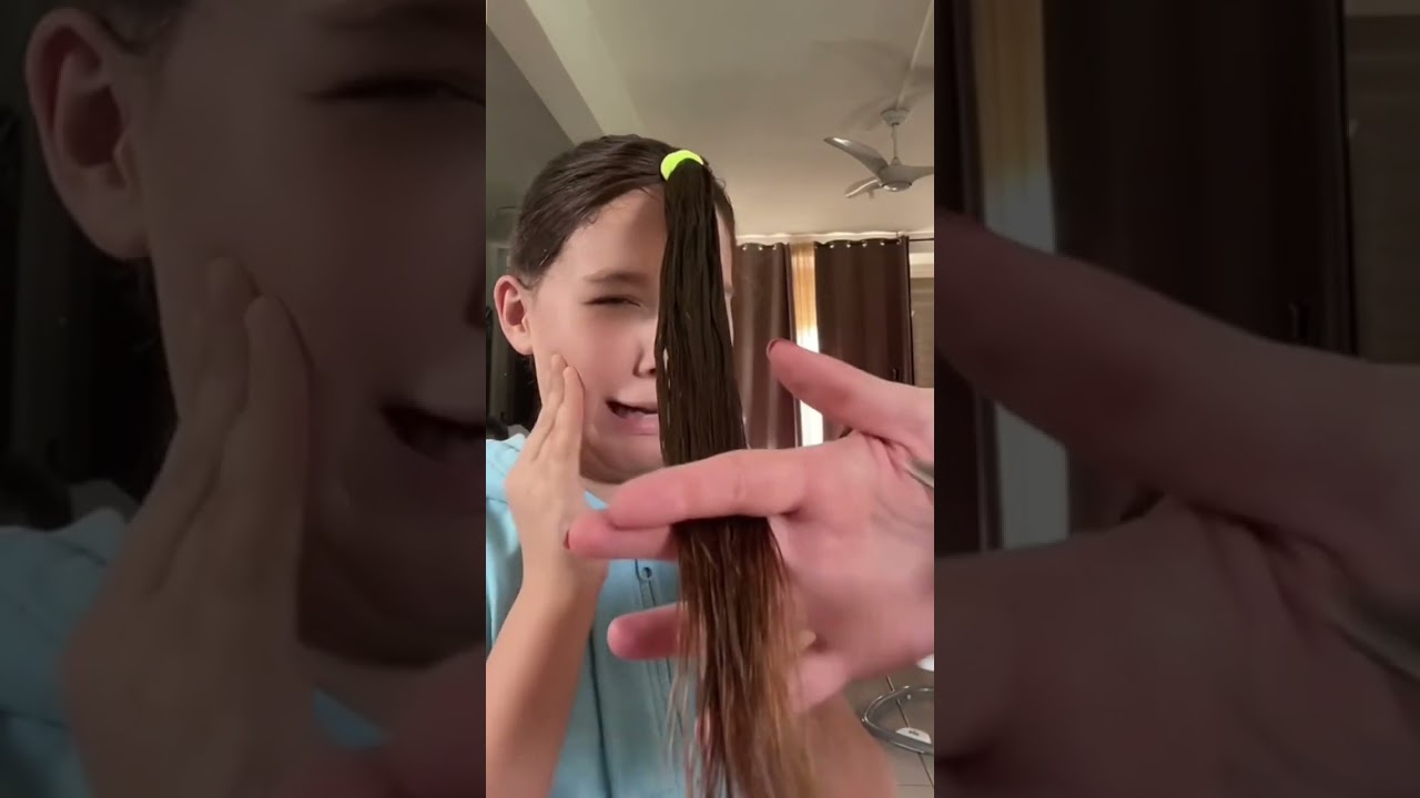 Partie 2 : on coupe les cheveux de kim🫣 #techniquebutterfly #cheveux #coupedecheveux