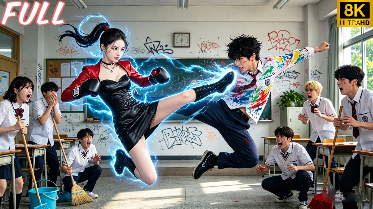 Cette classe a viré 99 profs—une championne de boxe les domine comme une reine du gang