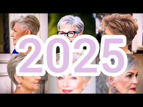 💯♥️2025 Best Pixie Cuts for Older Women | 130 + Short Haircuts and Hairstyles for Fine Hair Over 50🔥