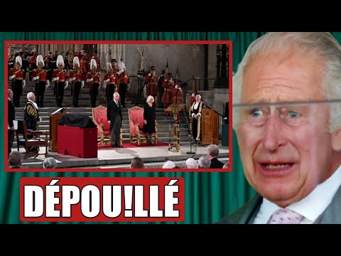IL Y A 1 MIN🛑 À 77 ans, Charles DÉPOSSÉDÉ de Ses Titres Royaux Seulement 517 Jours Après l'HÉRITAGE