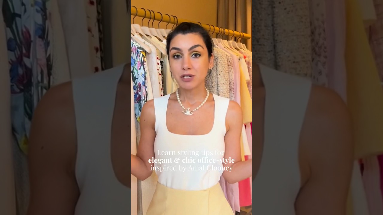 5 Style Hacks To Steal From Amal Clooney For Chic Workwear Style  👗 wathc th full vlog 🎥 #fashion