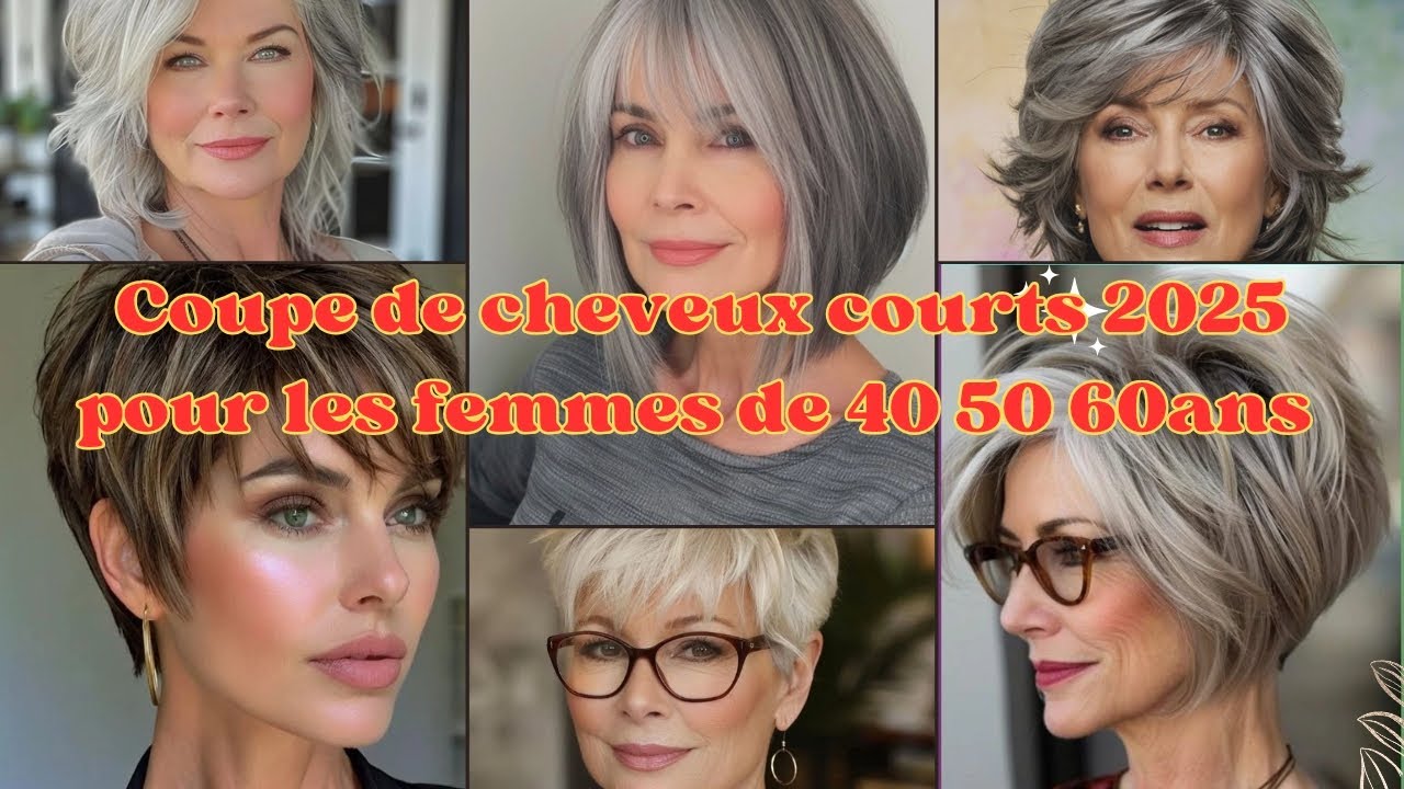 Coupe de Cheveux Courtes et Élégantes pour Femmes Matures : Idées et Inspirations !"