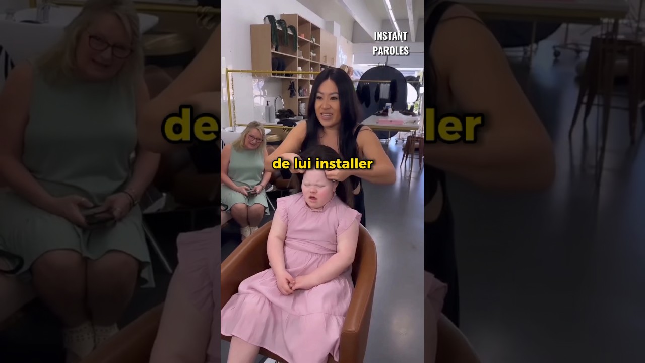 Cette coiffeuse permet à sa patiente de se voir avec des cheveux