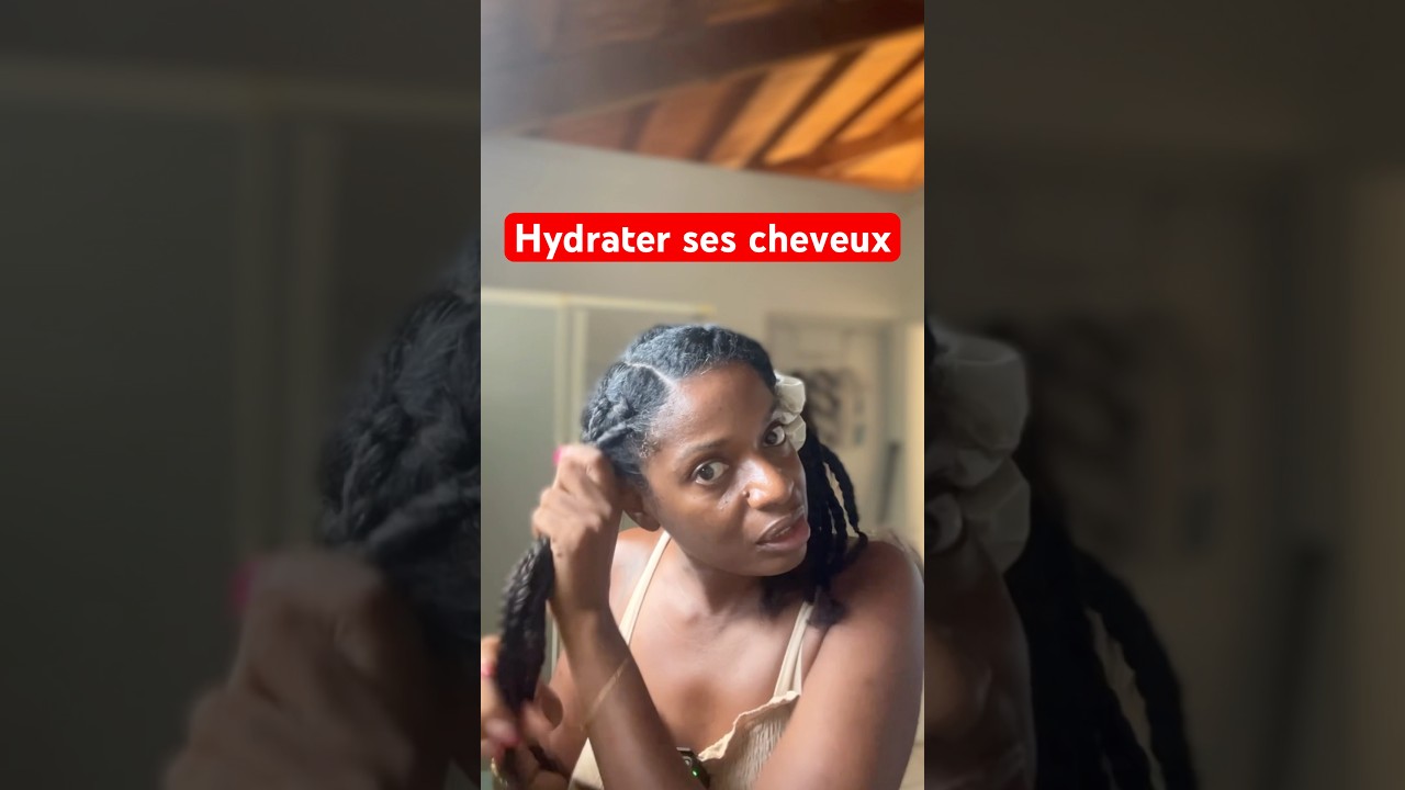 Voici comment hydrater ses cheveux avec une coiffure protectrice #cheveuxnaturels