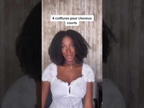 Coiffure cheveux naturel court