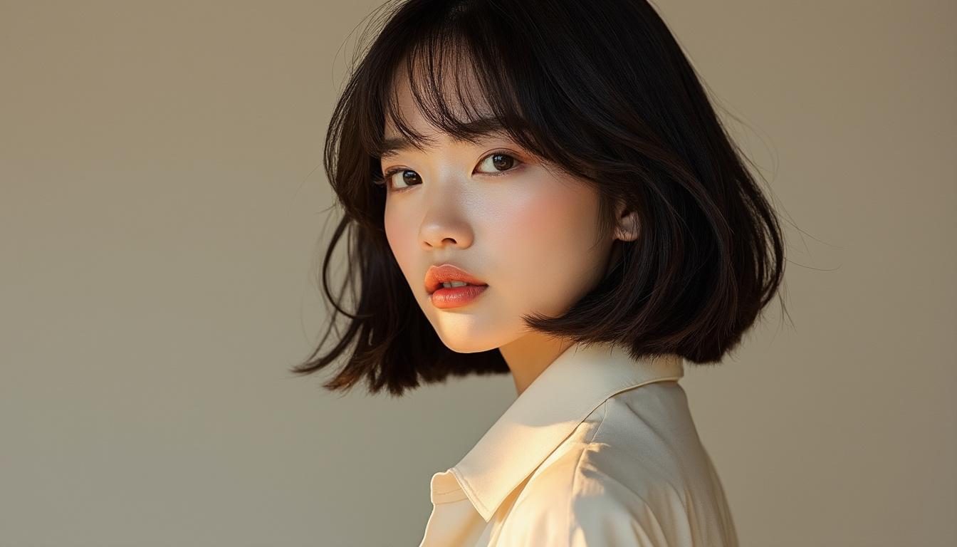 découvrez le bob coréen, la coiffure ingénieuse qui transforme subtilement vos cheveux courts en une allure longue et élégante en un clin d'œil. parfaite pour celles qui hésitent à changer de style !